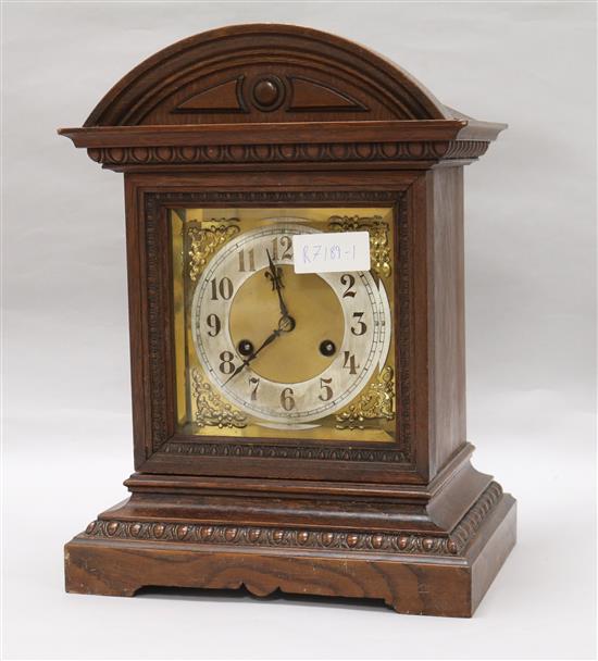 An Ed Junghans mantel clock height 37cm